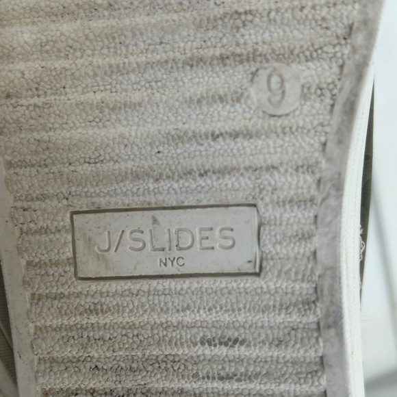 J/Slides Women's Green Camo Leather  Heidi Slip on Sz 9 - Picture 11 of 12